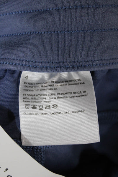 Lululemon Unisex Blue Sweatpants Drawstring Inseam 32 Size 4