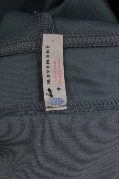 FP Movement Womens Sweatpants Gray Button Size 4