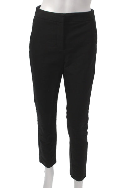 Zara Women Ankle Cropped Dress Pants Black Size 4