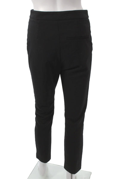 Zara Women Ankle Cropped Dress Pants Black Size 4