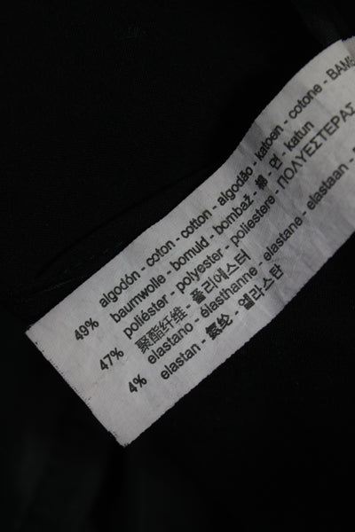 Zara Women Ankle Cropped Dress Pants Black Size 4