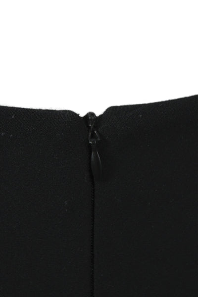 Zara Basic Womens Mini Straight Pencil Skirt Black Polyester Elastane Size XS