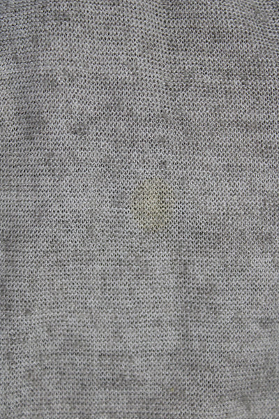 Vince Unisex Cardigan Beige 90% Linen 10% Nylon Long Sleeve Size S