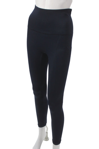 LNDR Womens Ankle Leggings Dark Blue Recycled Polyamide Elastane Size M