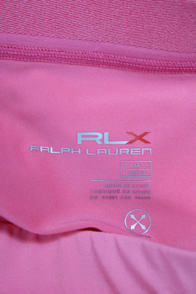 RLX Ralph Lauren Women Pink Cotton Mini Skort Solid Size M