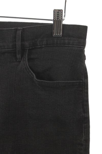3x1 NYC Women Black Cropped Ankle High Rise Jeans Size 30