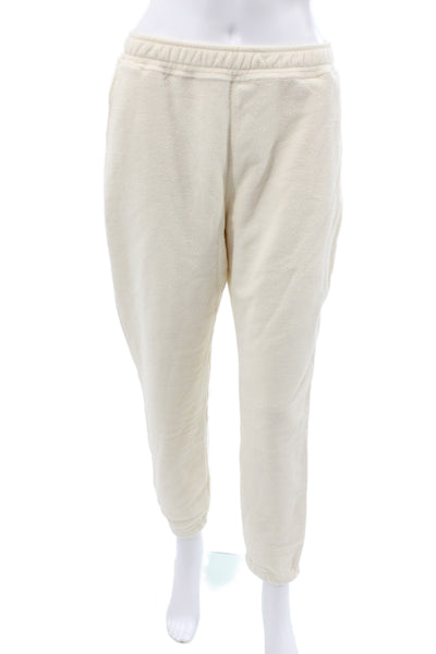 The Upside Women Jogger Sweatpants Beige Organic Cotton Size S