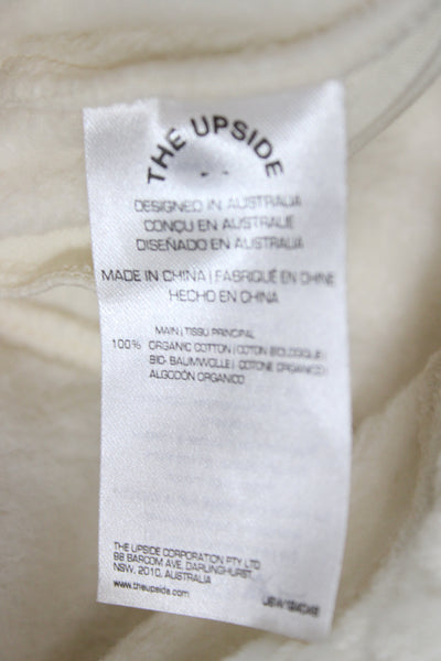 The Upside Women Jogger Sweatpants Beige Organic Cotton Size S