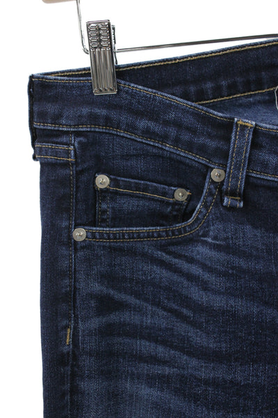 Rag & Bone Jean Women Skinny Ankle Dark Blue Mid Rise Jeans Size 29