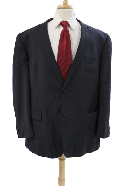 Michael Michael Kors Men's Dark Blue 100% Wool Classic Suit Jacket Size 50