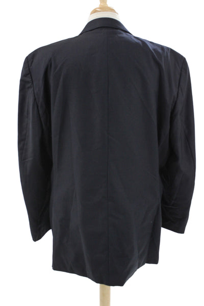 Michael Michael Kors Men's Dark Blue 100% Wool Classic Suit Jacket Size 50