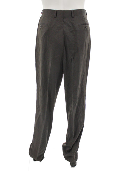 Giorgio Armani Mens Dark Gray Dress Pants Size 42