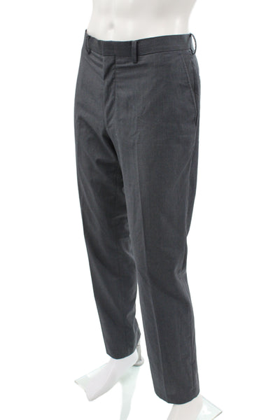 Michael Michael Kors Mens Dress Pants Dark Gray Big Tall Size 34