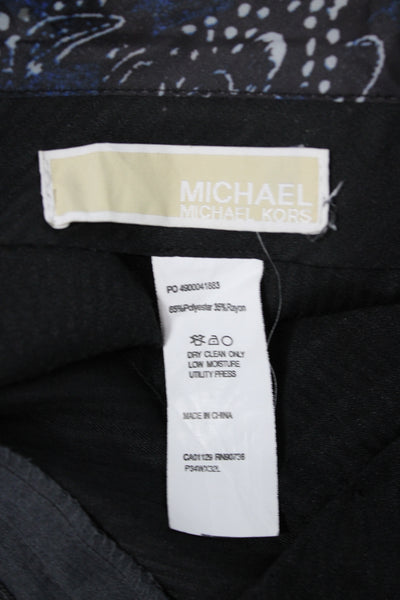 Michael Michael Kors Mens Dress Pants Dark Gray Big Tall Size 34