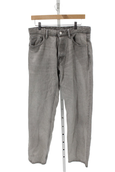 Zara Mens Straight Gray Jeans Size 31