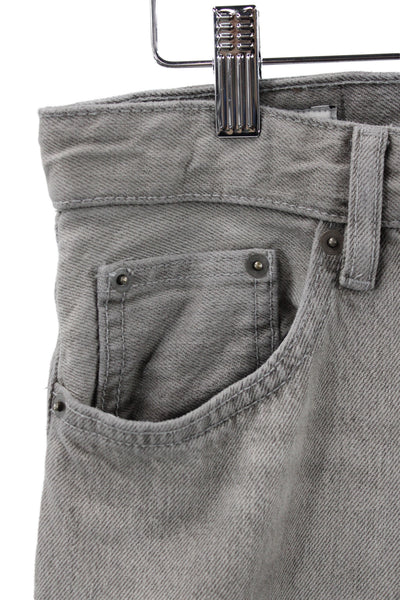 Zara Mens Straight Gray Jeans Size 31