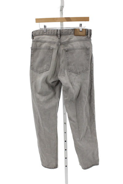 Zara Mens Straight Gray Jeans Size 31