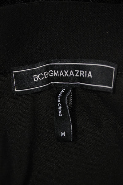 BCBG Max Azria Unisex Black 80s Pants Polyester Spandex Size M