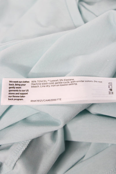 Eileen Fisher Womens Basic Light Blue Sleeveless Tank Size 2XS