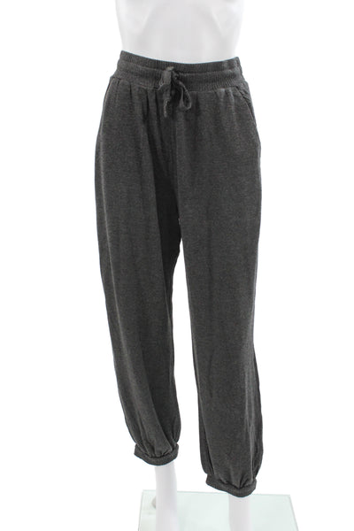Splendid Womens Jogger Sweatpants Dark Gray Drawstring Petite Size XS