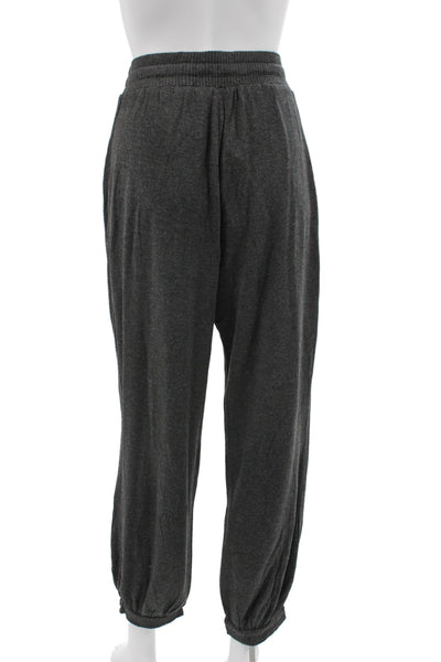 Splendid Womens Jogger Sweatpants Dark Gray Drawstring Petite Size XS