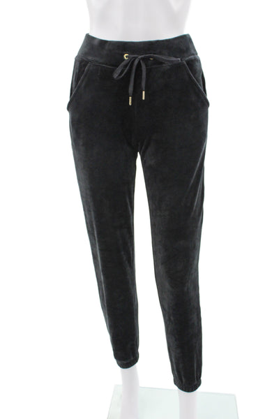 Lilly Pulitzer Womens Jogger Sweatpants Black Drawstring Size 2XS