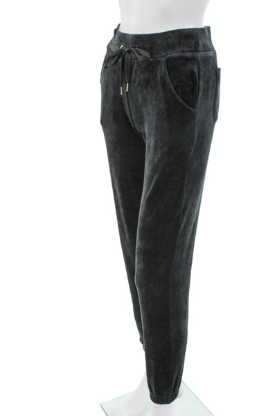 Lilly Pulitzer Womens Jogger Sweatpants Black Drawstring Size 2XS