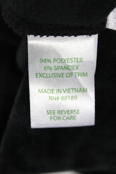 Lilly Pulitzer Womens Jogger Sweatpants Black Drawstring Size 2XS