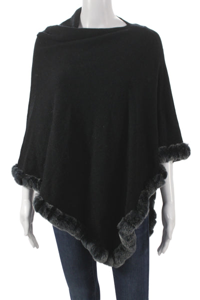 La Fiorentina Unisex Designer Black Viscose Blend Sweaters Size M
