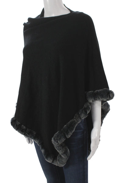 La Fiorentina Unisex Designer Black Viscose Blend Sweaters Size M