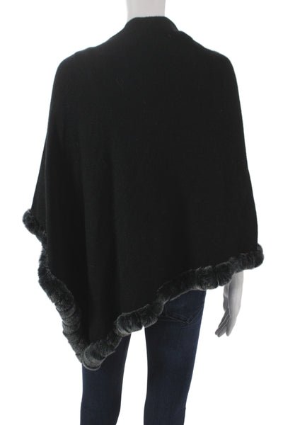 La Fiorentina Unisex Designer Black Viscose Blend Sweaters Size M