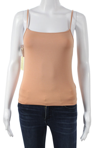 Wilfred Women Camisole Tan Square Neck Sleeveless Solid Size S