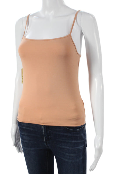 Wilfred Women Camisole Tan Square Neck Sleeveless Solid Size S