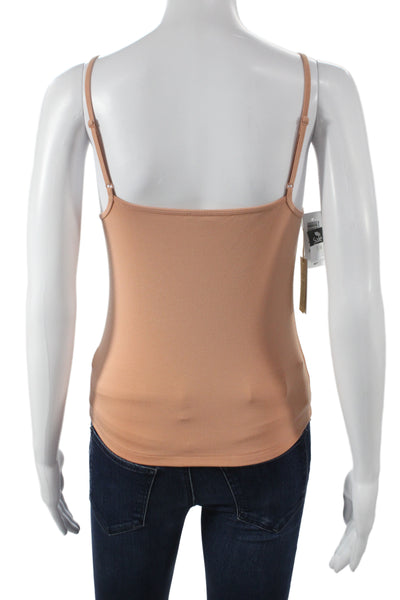 Wilfred Women Camisole Tan Square Neck Sleeveless Solid Size S