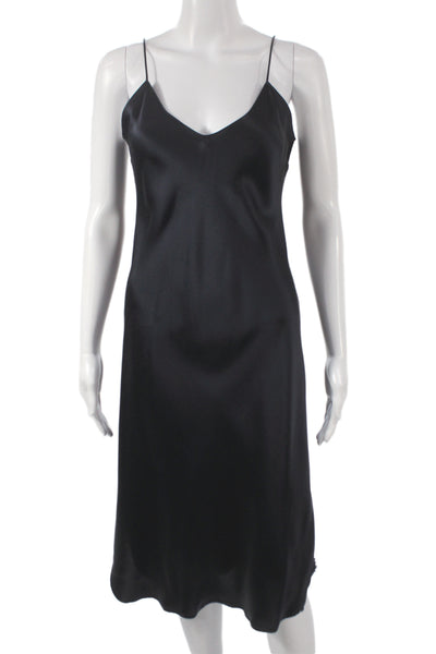 Nili Lotan Women V-Neck Short Solid 90s Dress Bust 32 Waist 28 Size M