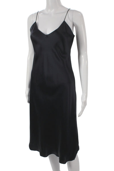 Nili Lotan Women V-Neck Short Solid 90s Dress Bust 32 Waist 28 Size M