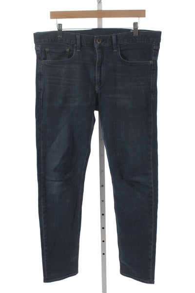 Rag & Bone Mens Skinny Straight Dark Blue Jeans Size 34