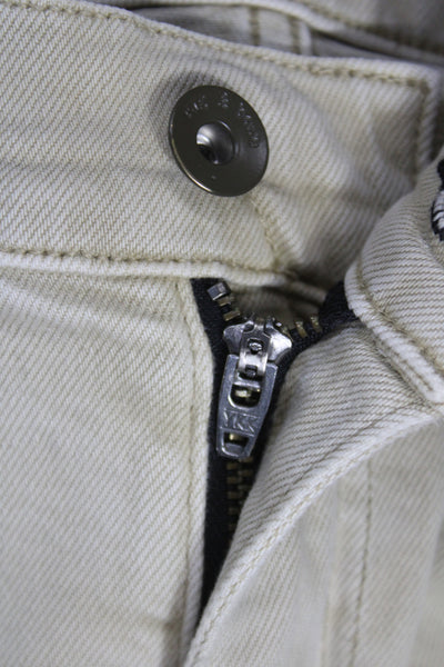 Rag & Bone Mens Straight Khaki Jeans Beige Button Fly Size 34