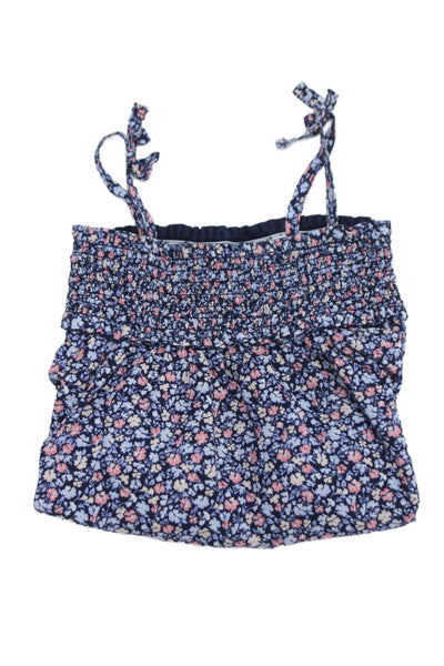 Janie and Jack Childrens Girls Floral Print Tank Top Multi Colored Size 3
