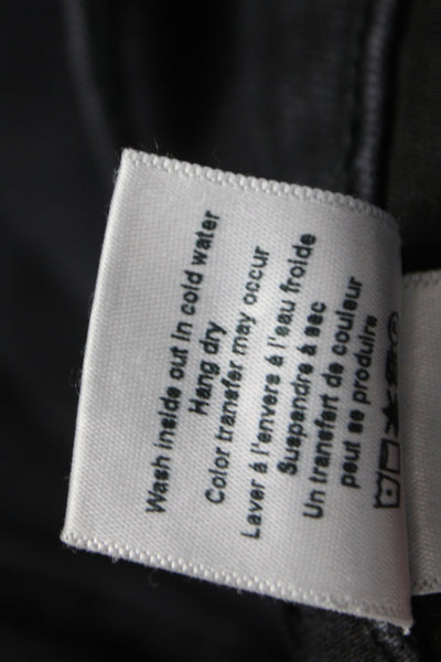 Veronica Beard Women Ankle Flared Black Jeans High Rise Size 26