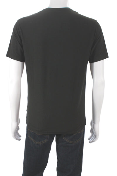 Vuori Mens Black Cotton Crew Neck Short Sleeve T-Shirt Size S
