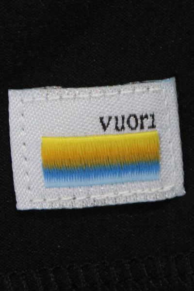 Vuori Mens Black Cotton Crew Neck Short Sleeve T-Shirt Size S