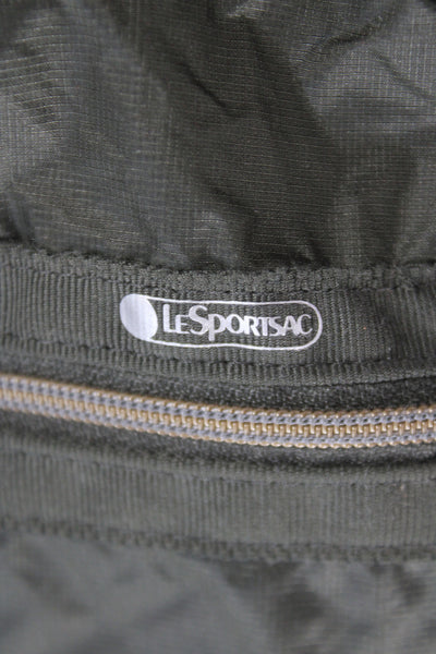 LeSportsac Women's Drawstring Closure Interior Pocket Backpack Green