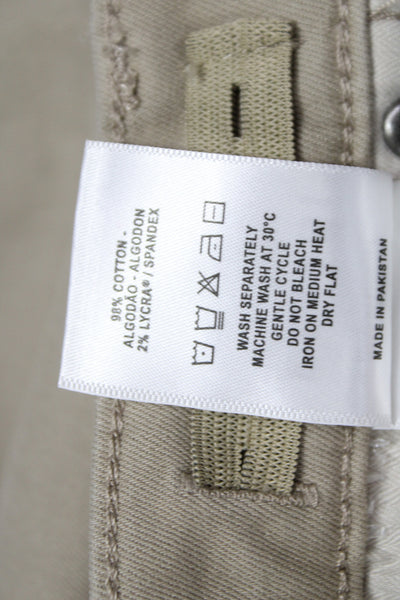 DL 1961 Boys Straight Leg Five Pocket Jean Pants Beige Size 16