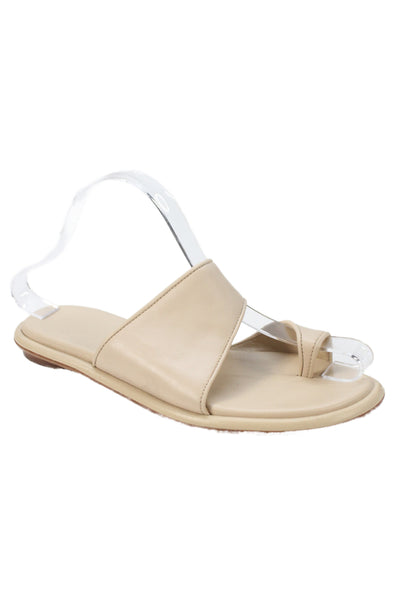 Vince Womens Leather Slip On Flats Sandals Shoes Nude Size 7M