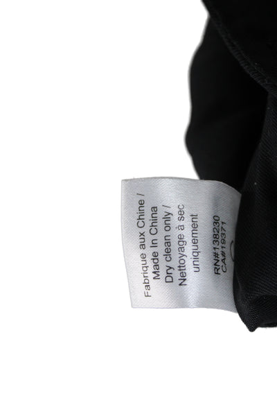 Pam & Gela Unisex Black Cargo Jogger Pants Buckle 100% Lyocell Size L