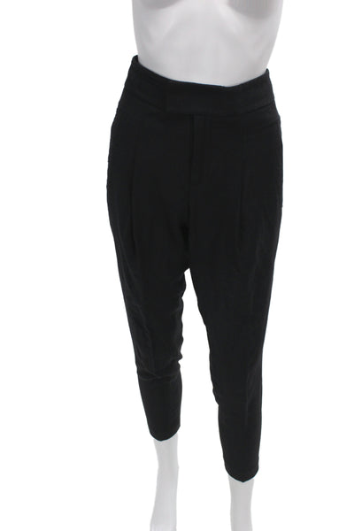 Helmut Lang Women Black Harem Ankle Pants Size 4