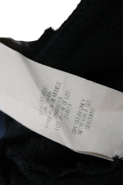 Helmut Lang Women Black Harem Ankle Pants Size 4