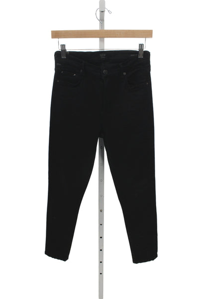 Citizens of Humanity Womens Skinny Ankle Jeans Black Size 29