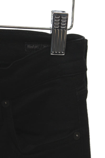 Citizens of Humanity Womens Skinny Ankle Jeans Black Size 29